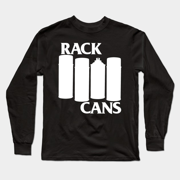 Rack Cans Long Sleeve T-Shirt by Volks